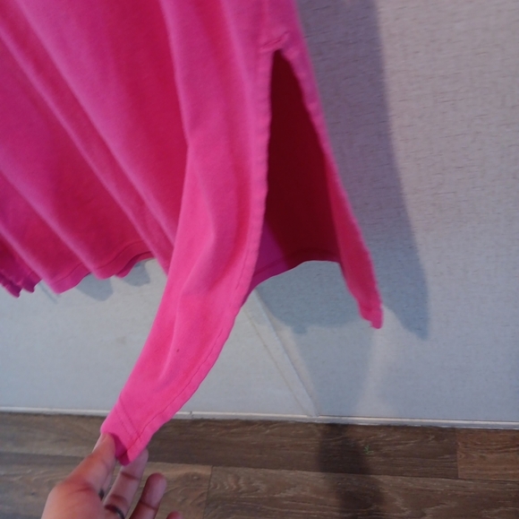 Vintage Go Softly Patip Pink Fish Print Dress 100%cotton Size L - Picture 8 of 8